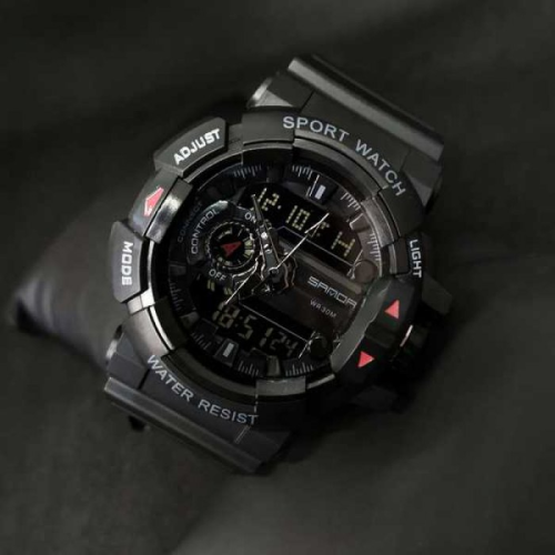 SANDA ЧАСЫ ТАКТИЧЕСКИЕ BOX BLACK 25404