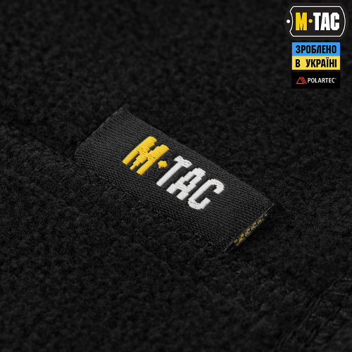 M-TAC ШАРФ-ТРУБА ELITE КОРОТКИЙ С ЗАТЯЖКОЙ ФЛИС (320Г/М2) BLACK