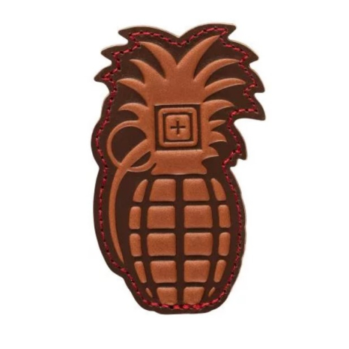 5.11 TACTICAL НАШИВКА PINEAPPLE GRENADE LEATHER PATCH 82084-108