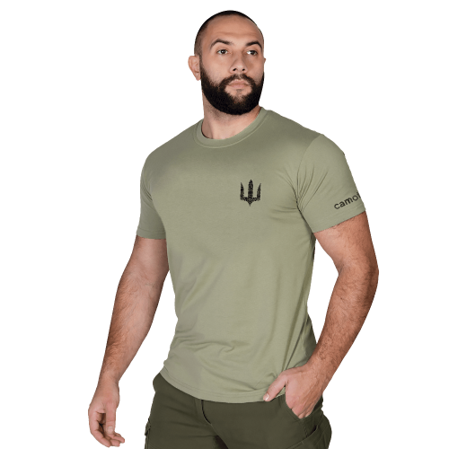 CAMO-TEC ФУТБОЛКА BAVOVNA TAURUS KHAKI 8011