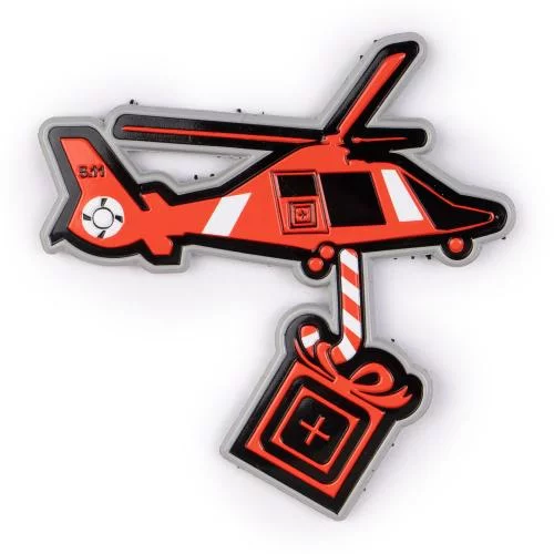 5.11 НАШИВКА XMAS HELICOPTER PATCH MULTI 511-XMAS-10