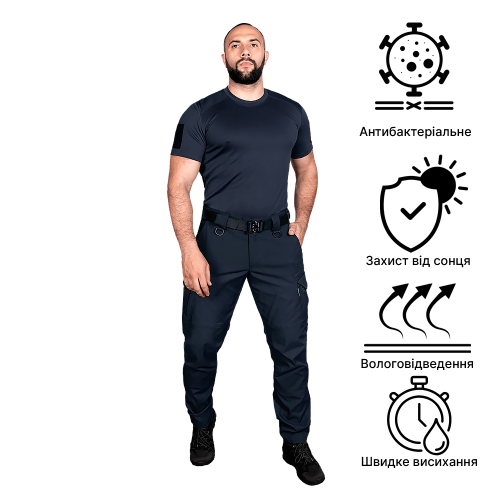 CAMO-TEC ФУТБОЛКА PATROL COOLPASS PIQUE LT DARK NAVY BLUE 8413