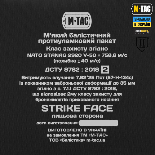 M-TAC ЗАЩИТА ПОЯСНИЦЫ С БАЛЛИСТИЧЕСКИМ ПАКЕТОМ 2 КЛАСС (FMS) COYOTE