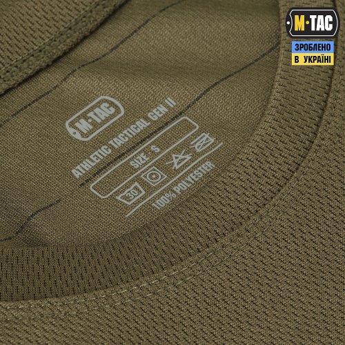 M-TAC ФУТБОЛКА ПОТООТВОДЯЩАЯ ATHLETIC GEN. 2 OLIVE