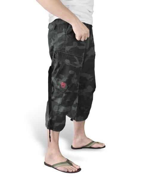 SURPLUS ШОРТЫ ENGINEER VINTAGE 3/4 BLACK CAMO 07-5597-42