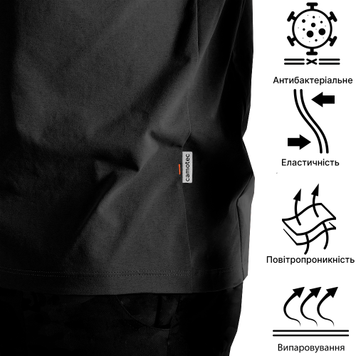 CAMO-TEC ФУТБОЛКА TOTEM BLACK 8078