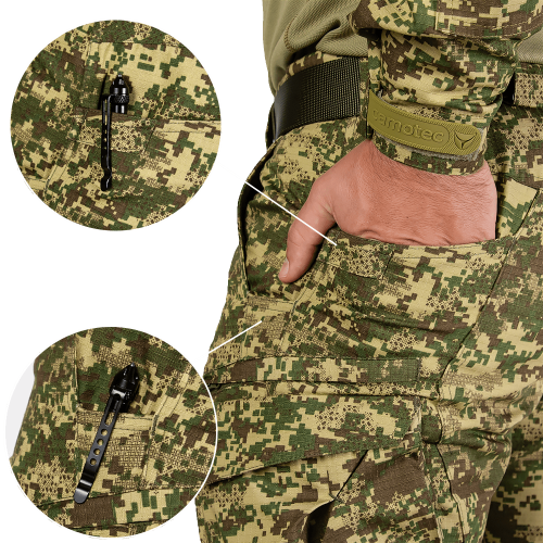 CAMO-TEC ШТАНЫ ТАКТИЧЕСКИЕ ГЕРЦЬ RIP-STOP TEFLON ХИЩНИК 8070