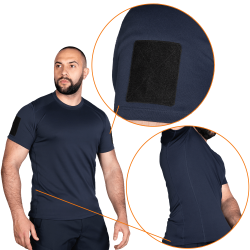 CAMO-TEC ФУТБОЛКА PATROL COOLPASS PIQUE LT DARK NAVY BLUE 8413