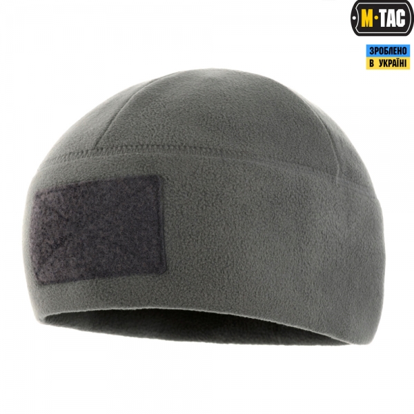M-TAC ШАПКА WATCH CAP ELITE ФЛИС (270Г/М2) С ЛИПУЧКОЙ GREY