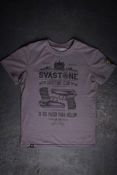 SVASTONE ФУТБОЛКА PARA BELLUM СІРА