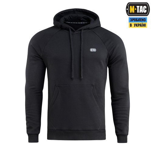 M-TAC КОФТА HOODIE COTTON RAGLAN HARD BLACK
