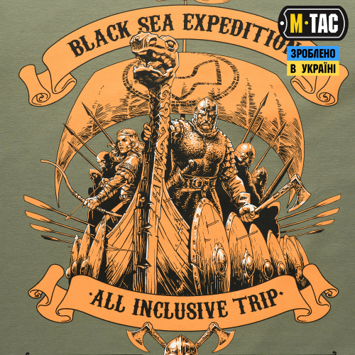 M-TAC ФУТБОЛКА BLACK SEA EXPEDITION LIGHT OLIVE