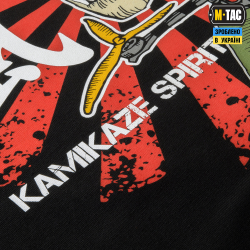 M-TAC ФУТБОЛКА KAMIKAZE SPIRIT BLACK