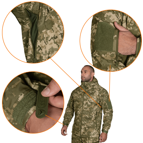CAMO-TEC КУРТКА STALKER SOFTSHELL ММ14 7379