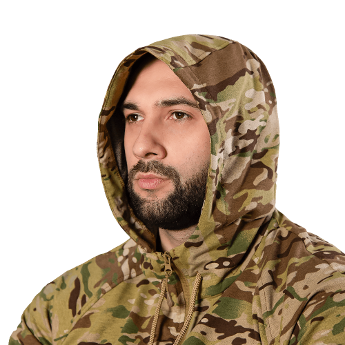 CAMO-TEC СПОРТИВНЫЙ КОСТЮМ FITPRO ZIP MULTICAM 8574