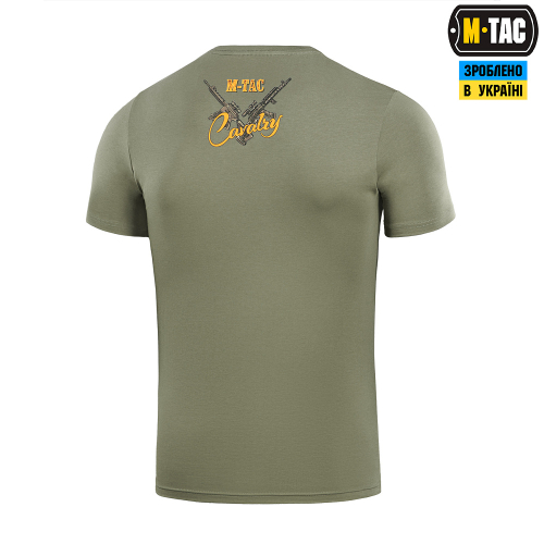 M-TAC ФУТБОЛКА UKRAINIAN CAVALRY LIGHT OLIVE