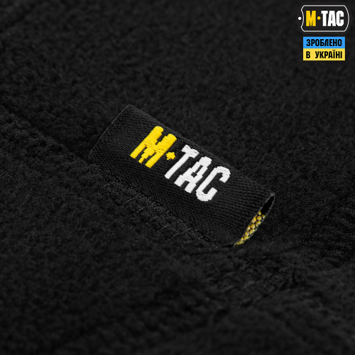 M-TAC ШАРФ-ТРУБА АНАТОМІЧНИЙ З ЗАТЯЖКОЮ ELITE ФЛІС (320Г/М2) BLACK