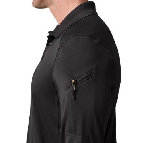 5.11 ПОЛО С ДЛИННЫМ РУКАВОМ HELIOS LONG SLEEVE POLO BLACK 42022-019