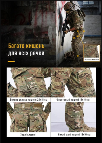 IDOGEAR ШТАНЫ G3 COMBAT PANTS MULTICAM IG-PA3201-49-L