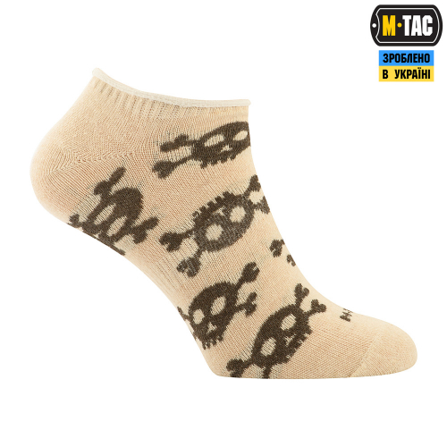 M-TAC ШКАРПЕТКИ ЛІТНІ ЛЕГКІ PIRATE SKULL SAND