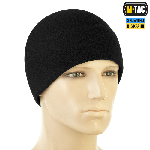 M-TAC ШАПКА WATCH CAP ELITE ФЛІС (320Г/М2) WITH SLIMTEX BLACK