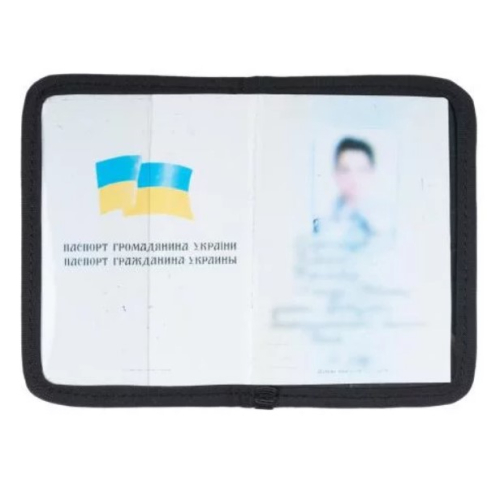 P1G-TAC ОБЛОЖКА ДЛЯ ПАСПОРТА BLACK UA281-70025-R-BK