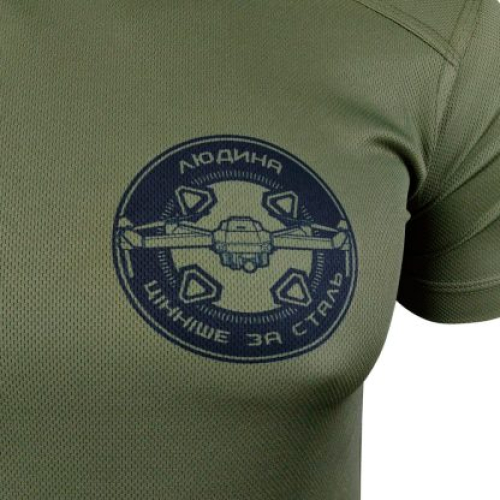 KRAMATAN TACTICAL DESIGN ФУТБОЛКА WAR DRONES OLIVE