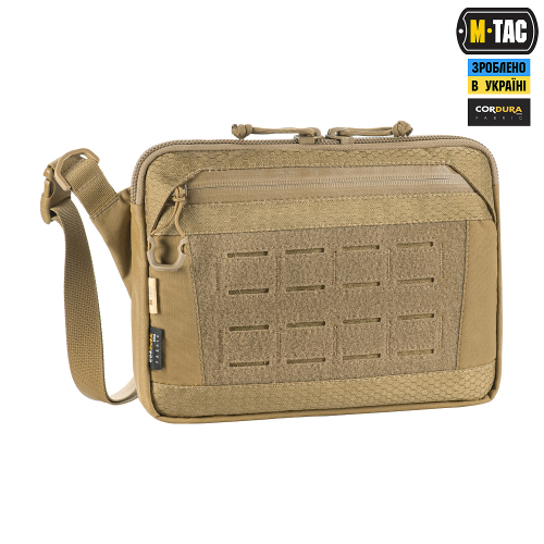 M-TAC СУМКА ADMIN BAG ELITE З ЛИПУЧКОЮ COYOTE