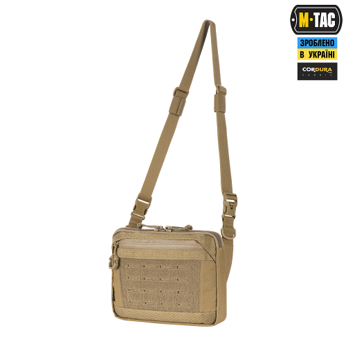 M-TAC СУМКА ADMIN BAG ELITE З ЛИПУЧКОЮ COYOTE