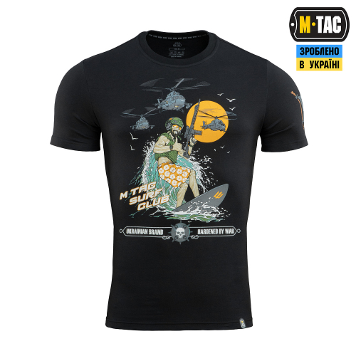 M-TAC ФУТБОЛКА SURF CLUB BLACK