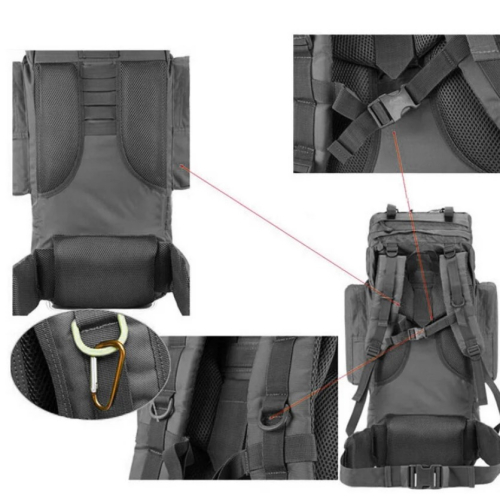 TAILOR РЮКЗАК ПОЛЬОВИЙ 75L BLACK 14033702