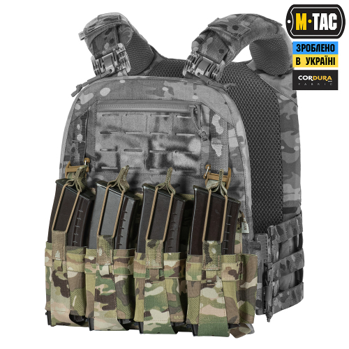  M-TAC ПЕРЕДНЯ ПАНЕЛЬ ДЛЯ ПЛИТОНОСКИ CUIRASS QRS XL НА 4 МАГАЗИНА MULTICAM