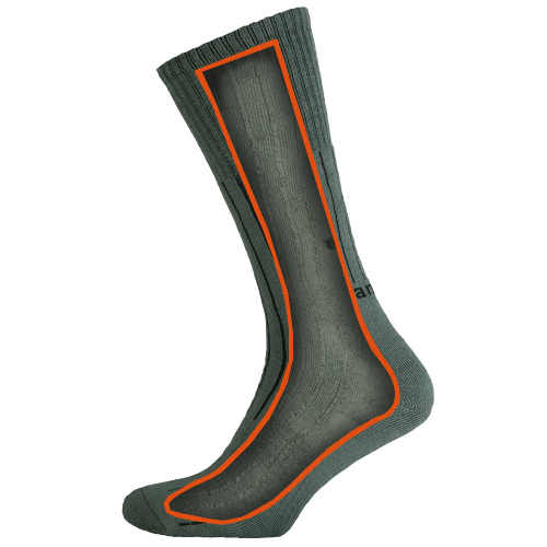 CAMO-TEC ТРЕККИНГОВЫЕ НОСКИ TRK LONG KHAKI 6 ПАР 5848
