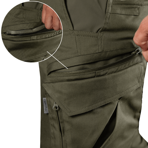CAMO-TEC ШТАНИ ТАКТИЧНІ СПАРТАНЕЦЬ CANVAS OLIVE 8085