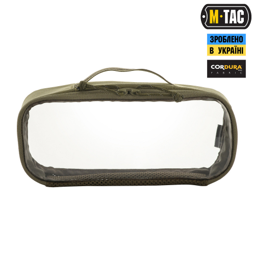 M-TAC ОРГАНАЙЗЕР УТИЛИТАРНЫЙ ПРОЗРАЧНЫЙ ELITE MEDIUM (26Х11 СМ) RANGER GREEN