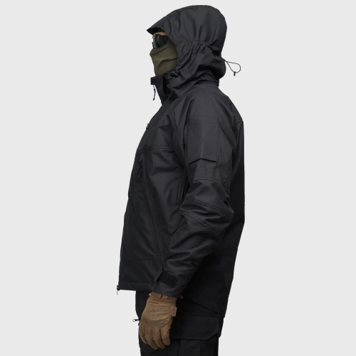 UATAC ТАКТИЧНА ДЕМІСЕЗОННА КУРТКА MEMBRANE BLACK 3531