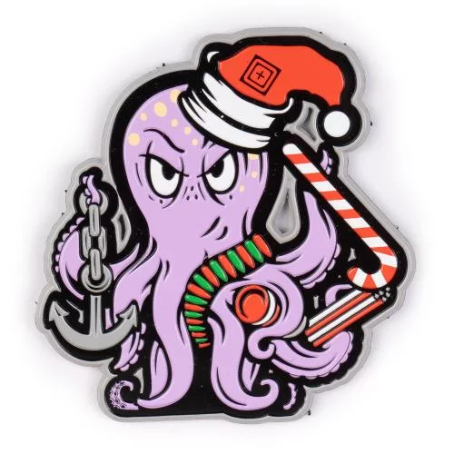 5.11 НАШИВКА XMAS OCTOPUS PATCH MULTI 511-XMAS-23