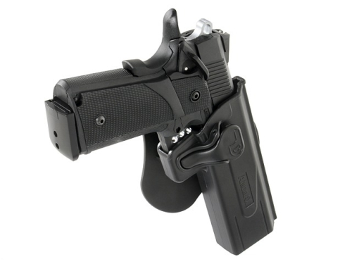 AMOMAX КОБУРА ПЛАСТИКОВАЯ FASTDRAW ДЛЯ HI-CAPA BLACK HS2863