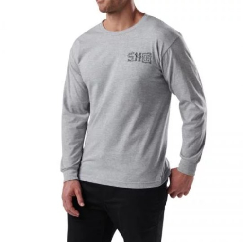 5.11 РЕГЛАН STAY SHARP LONG SLEEVE HEATHER GREY 76002-016