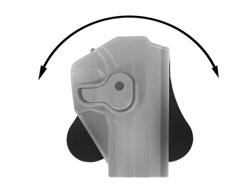 AMOMAX КОБУРА ПЛАСТИКОВА ДЛЯ BERETTA M9/92F BLACK HS1629