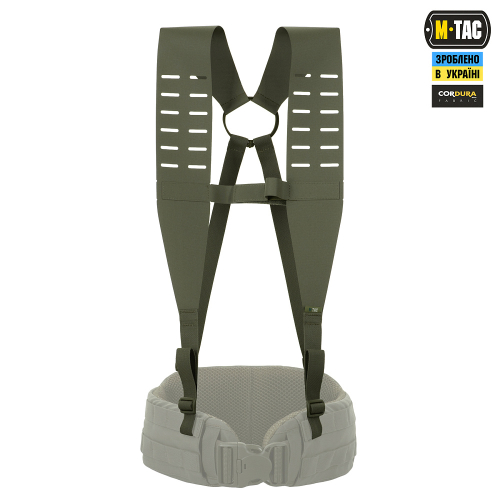 M-TAC РЕМНИ ПЛЕЧЕВЫЕ ДЛЯ ТАКТИЧЕСКОГО ПОЯСА LASER CUT RANGER GREEN