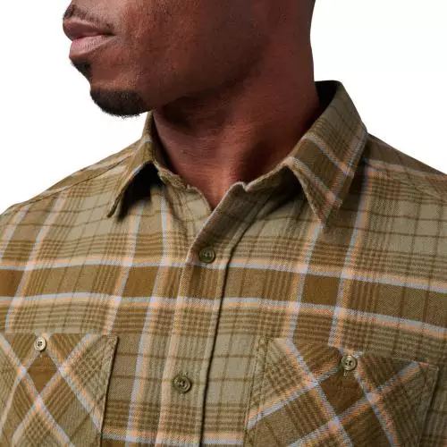 5.11 РУБАШКА SILVERWOOD FLANNEL PLAID LONG SLEEVE SHIRT TANK GREEN PLAID 72173-607