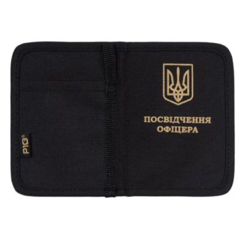 P1G-TAC ОБЛОЖКА ДЛЯ УДОСТОВЕРЕНИЯ ОФИЦЕРА BASE BLACK UA281-70026-S-BK