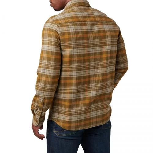 5.11 СОРОЧКА LESTER FLANNEL PLAID LONG SLEEVE SHIRT FIELD GREEN PLAID 72532-949