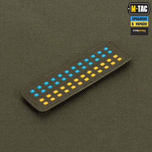 M-TAC НАШИВКА ФЛАГ УКРАИНЫ 25Х80 LASER CUT RANGER GREEN/YELLOW/BLUE/GID