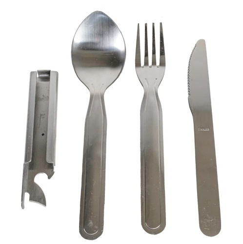 MIL-TEC СТОЛОВИЙ НАБІР ARMY EATING UTENSIL 3-PC НЕРЖАВІЙКА 14622600