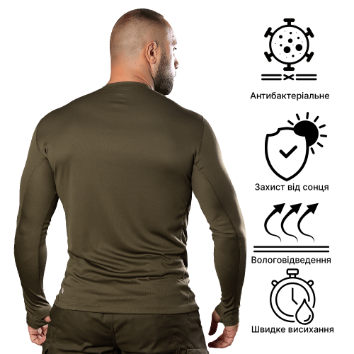CAMO-TEC ЛОНГСЛИВ CHITON COOLPASS ANTISTATIC OLIVE 7044