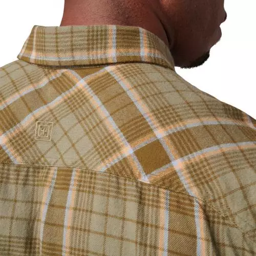 5.11 РУБАШКА SILVERWOOD FLANNEL PLAID LONG SLEEVE SHIRT TANK GREEN PLAID 72173-607
