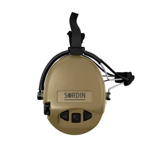 SORDIN НАУШНИКИ АКТИВНЫЕ SUPREME MIL AUX NECKBAND SAND 76308-05-S