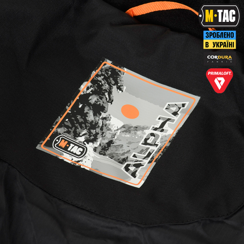 M-TAC КУРТКА ЗИМНЯЯ ALPHA GEN.III PRO PRIMALOFT BLACK